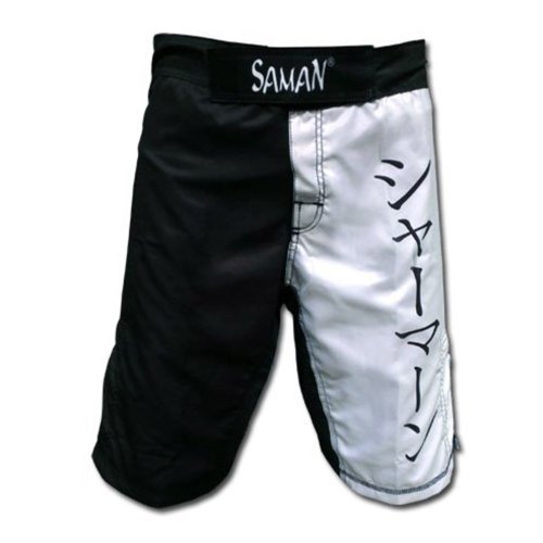 Pantaloni MMA, Saman, Sublimated Pro, negru/alb